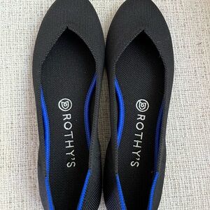 Rothy's The Flat Black Size 9 NEW WITHOUT BOX